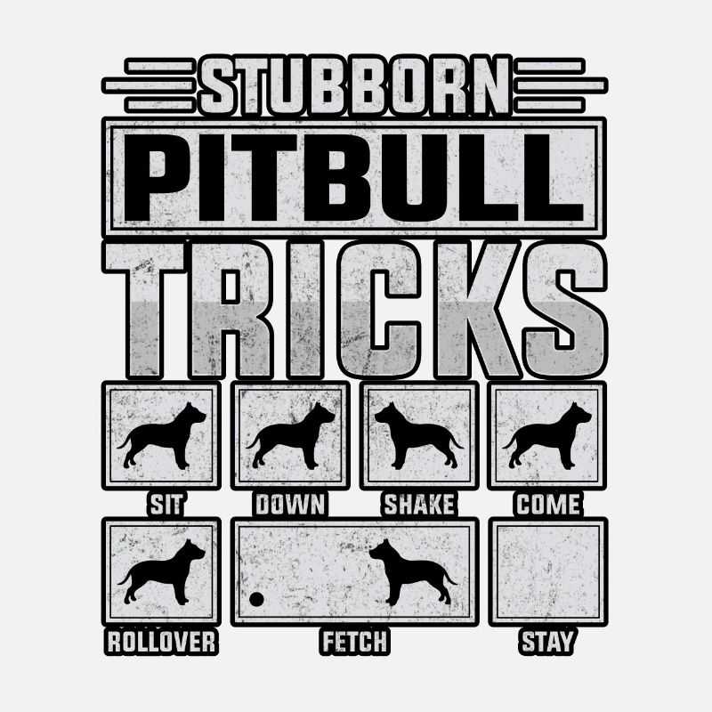 Stubborn pitbull tricks