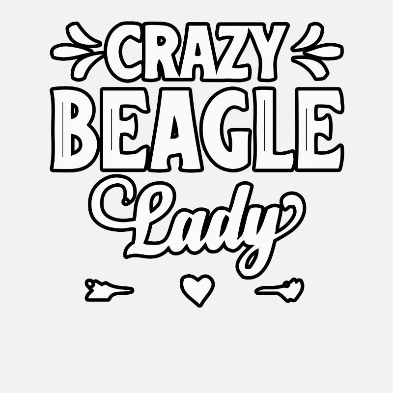 Crazy beagle lady