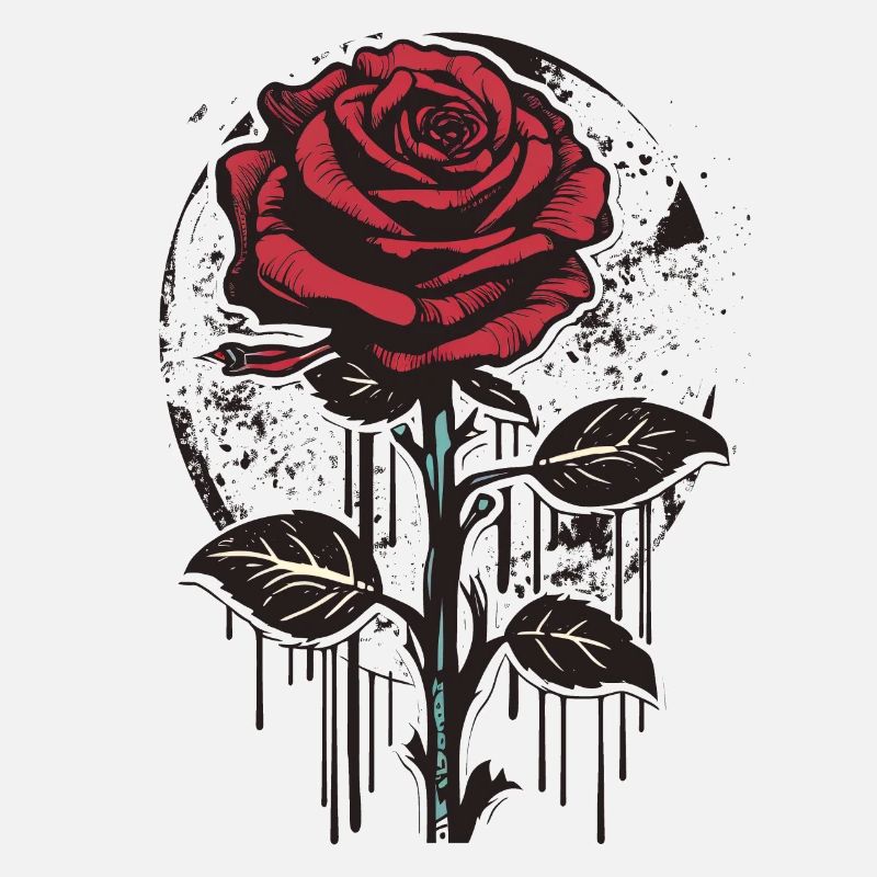 Rose Ästhetik Soft Grunge Vintage Goth Geschenk