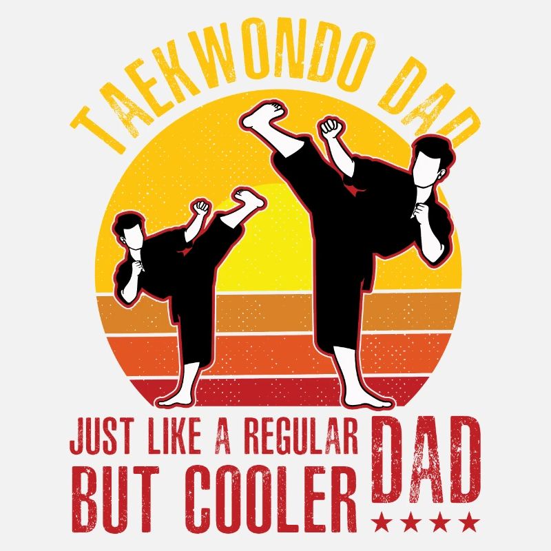 Papa taekwondo comme un papa normal mais plus cool