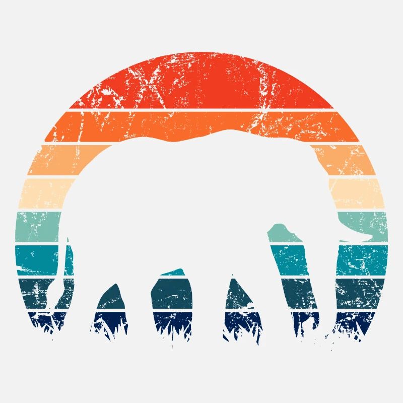 Elefant - Großwild, Stoßzahn, Elfenbein sunset