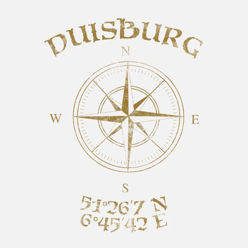 Compass GPS coordinates Duisburg