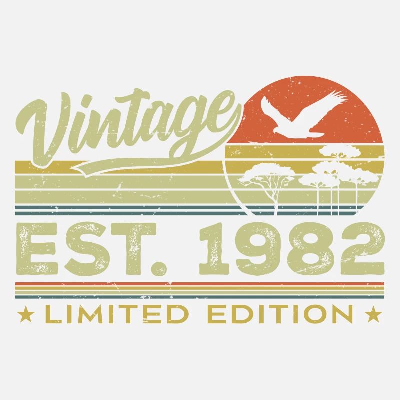 Vintage 1982 Awesome Since 1982 Gift 1982 Retro