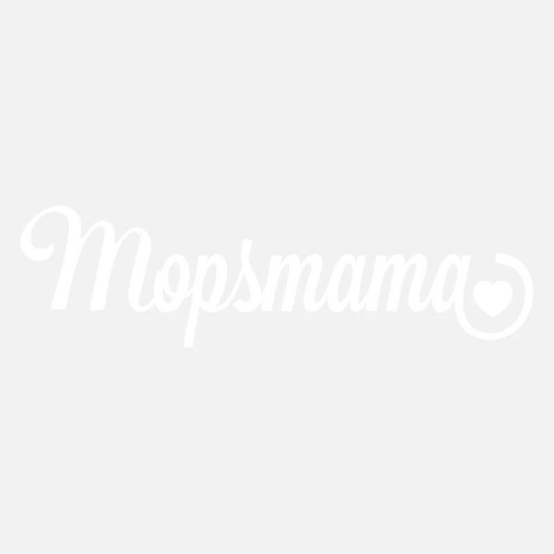 Mopsmama mit Herz