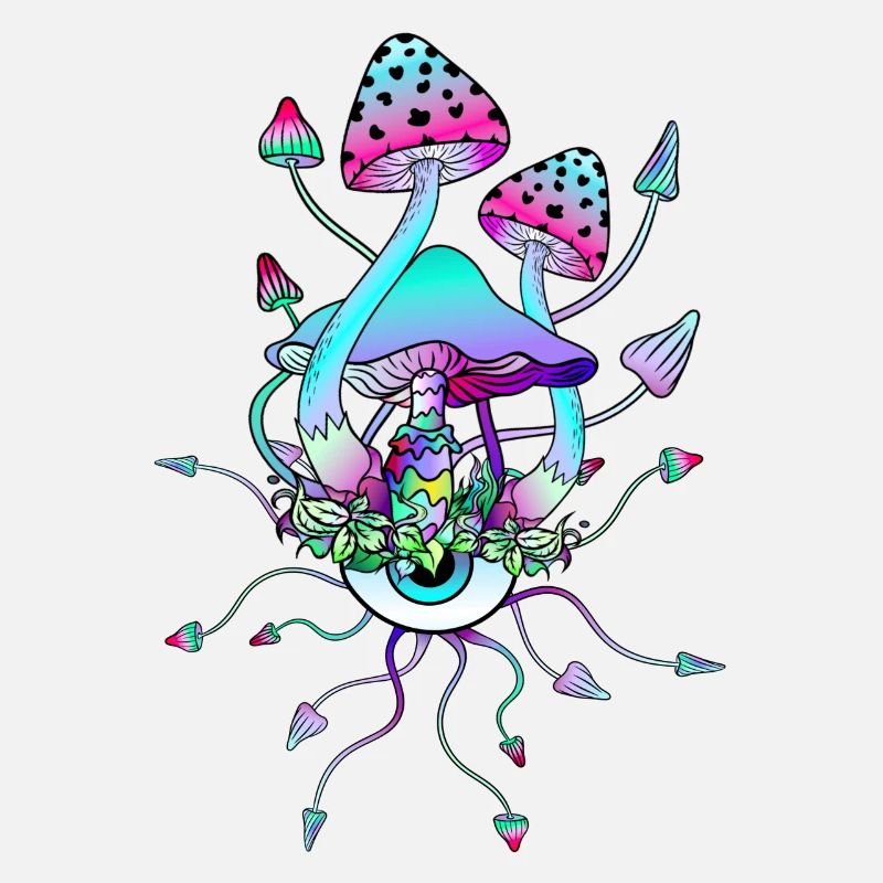 Magic Mushrooms Mushroom Eyes Art