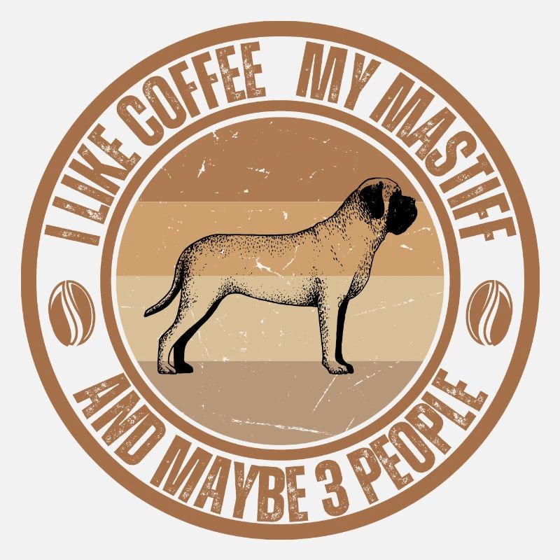 Mastiff Kaffee Hund Cafe
