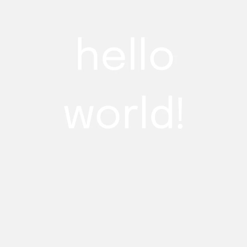 Hello World – Lustiges Geschenkf für Programmierer