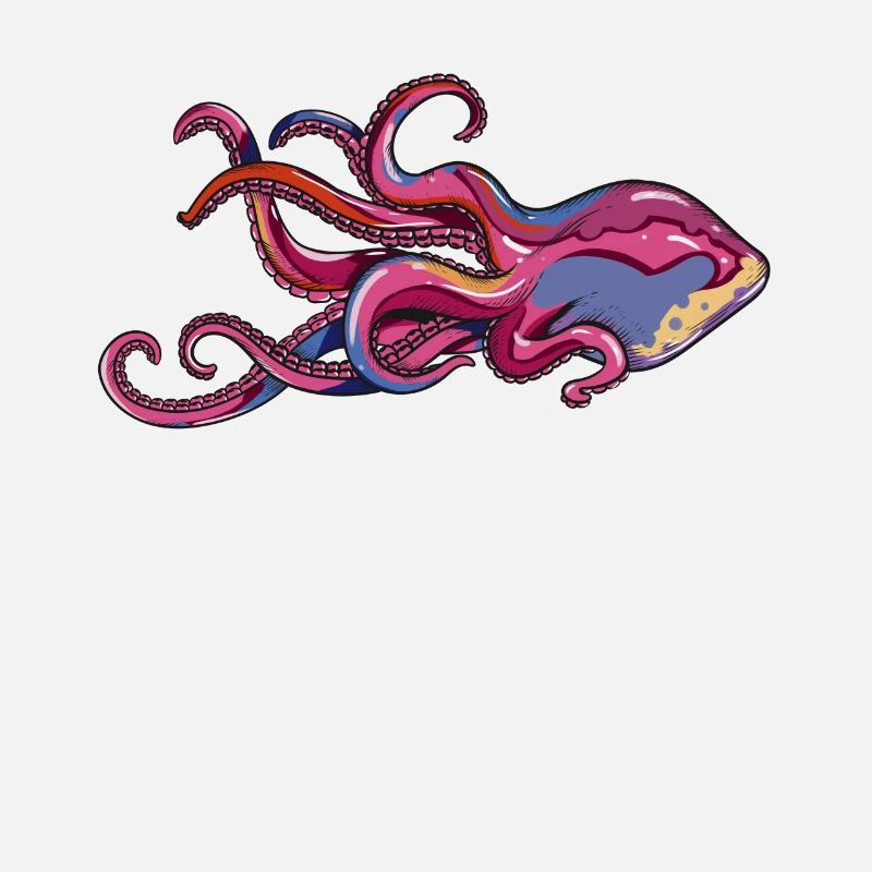 Octopus 8 poor tentacles squid fan lover