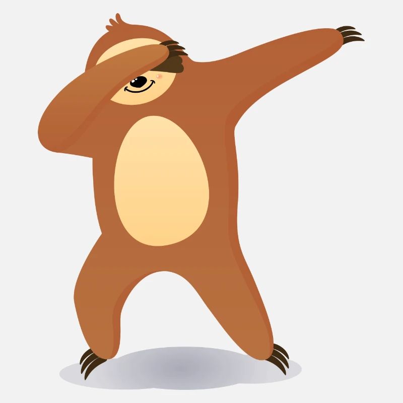 Faultier Dab Dabbing Tanz