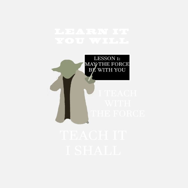 Teacher tech with master Yoda