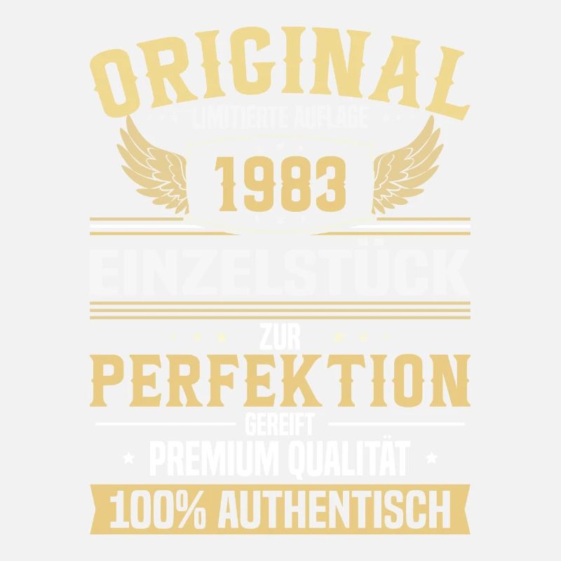 Vintage 1983 - Perfektes 40. Geburtstagsgeschenk