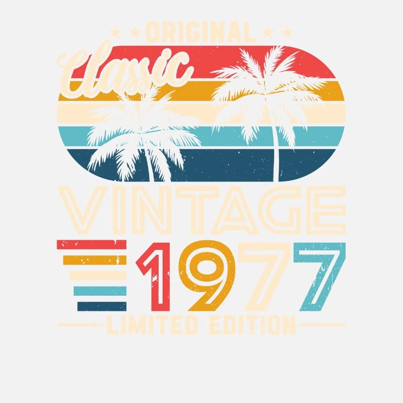 Vintage 1977 - Retro Birthday Gift Idea