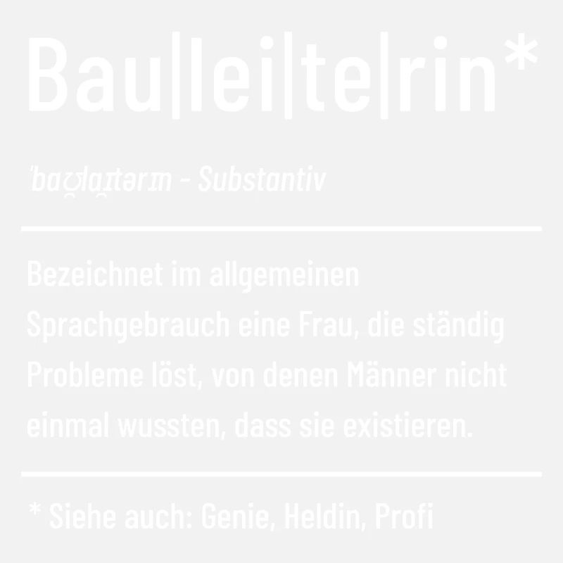 Bauleiterin - Baustelle - Bauleitung