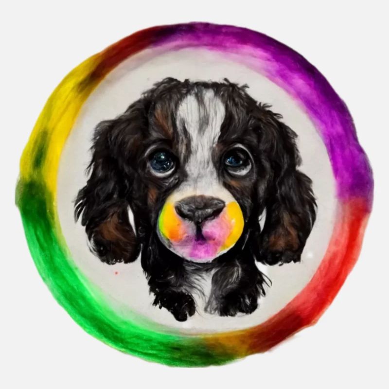 Rainbow Dog Cocker Épagneul
