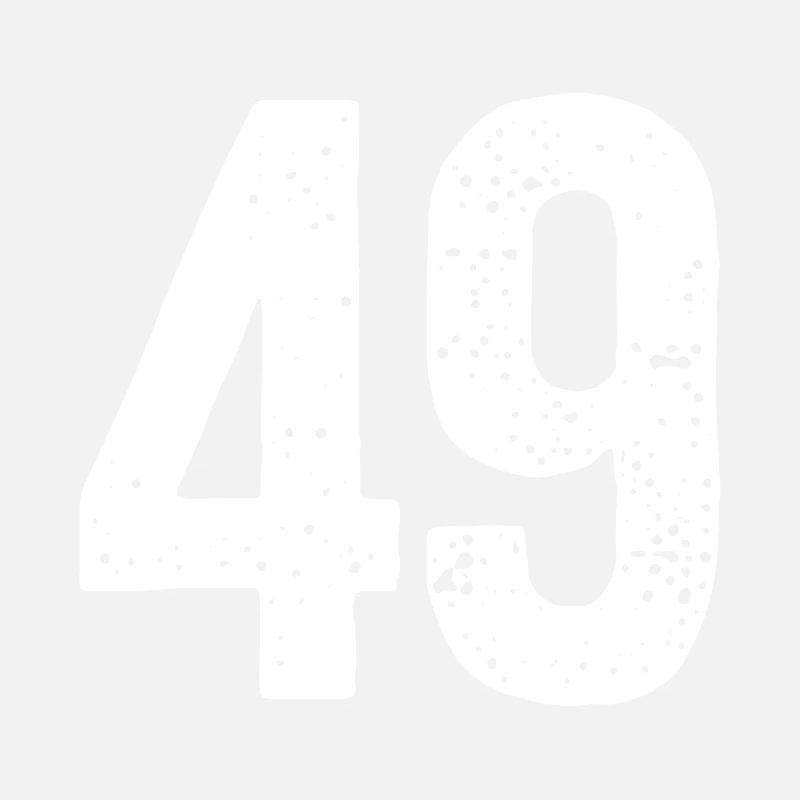 49 Numéros Blanc