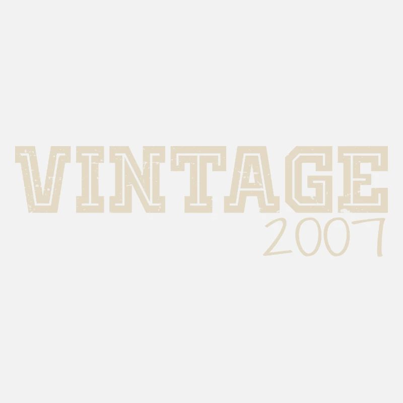 Vintage 2007 Original 2007 Rétro 2007 Cadeau 2007
