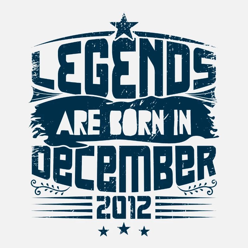 Legends Are Born In December 2012