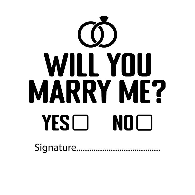 Will you marry me? : Marriage Proposal