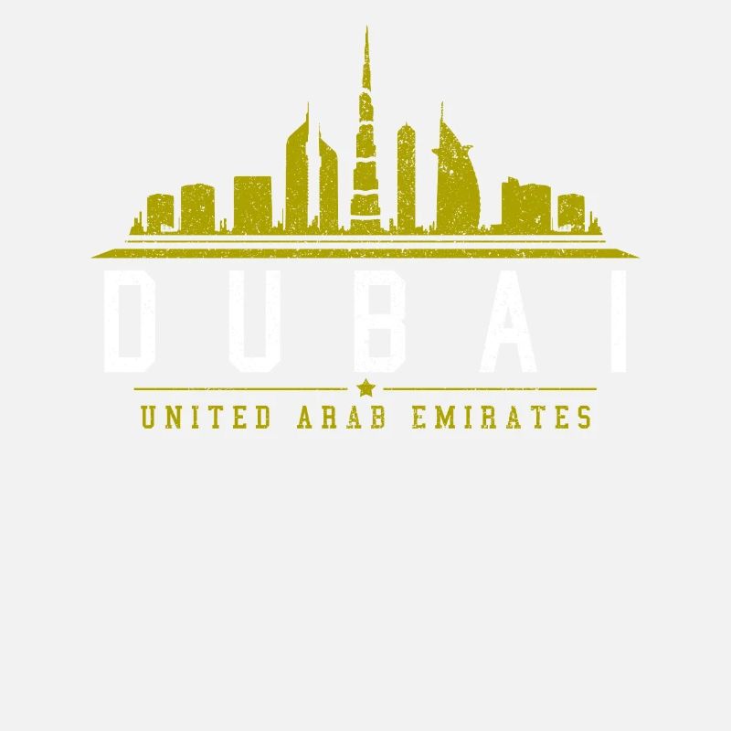 Dubai Skyline UAE Souvenir