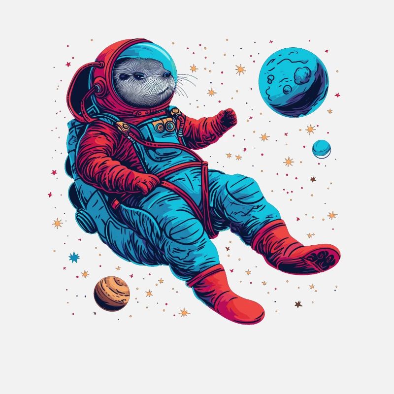 Otter Space Lustig Otter Astronaut