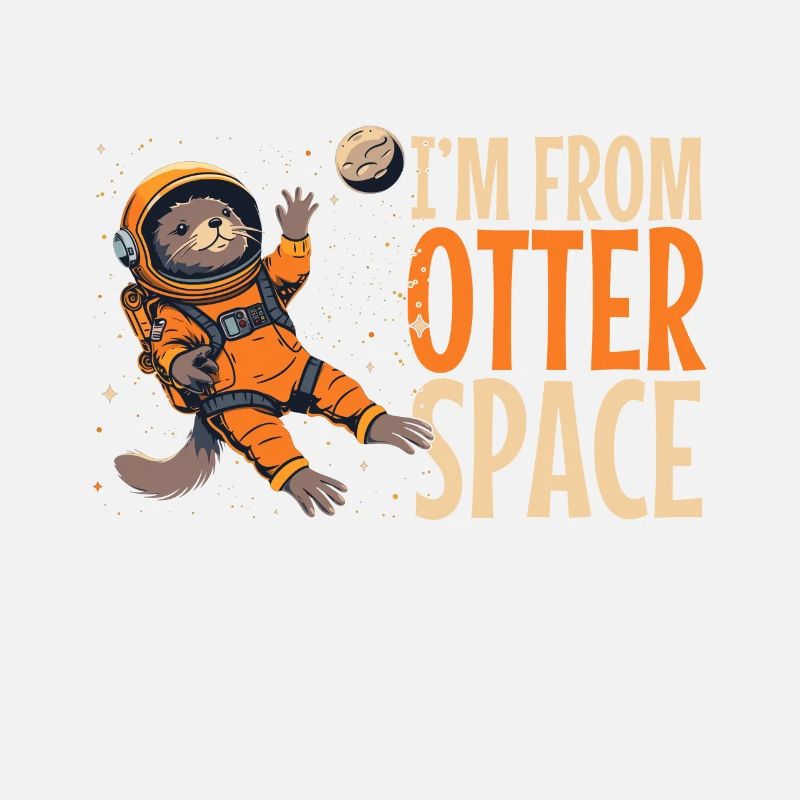 Otter Space Lustig Otter Astronaut