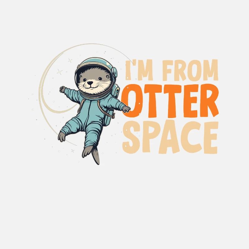 Otter Space Lustig Otter Astronaut
