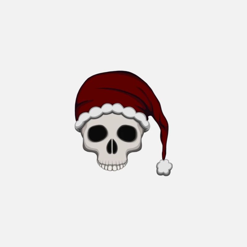 Weihnachts-Schädel