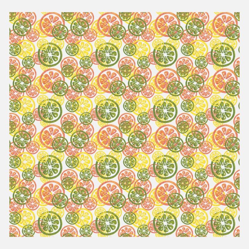 Fruit Lemon Orange Pattern