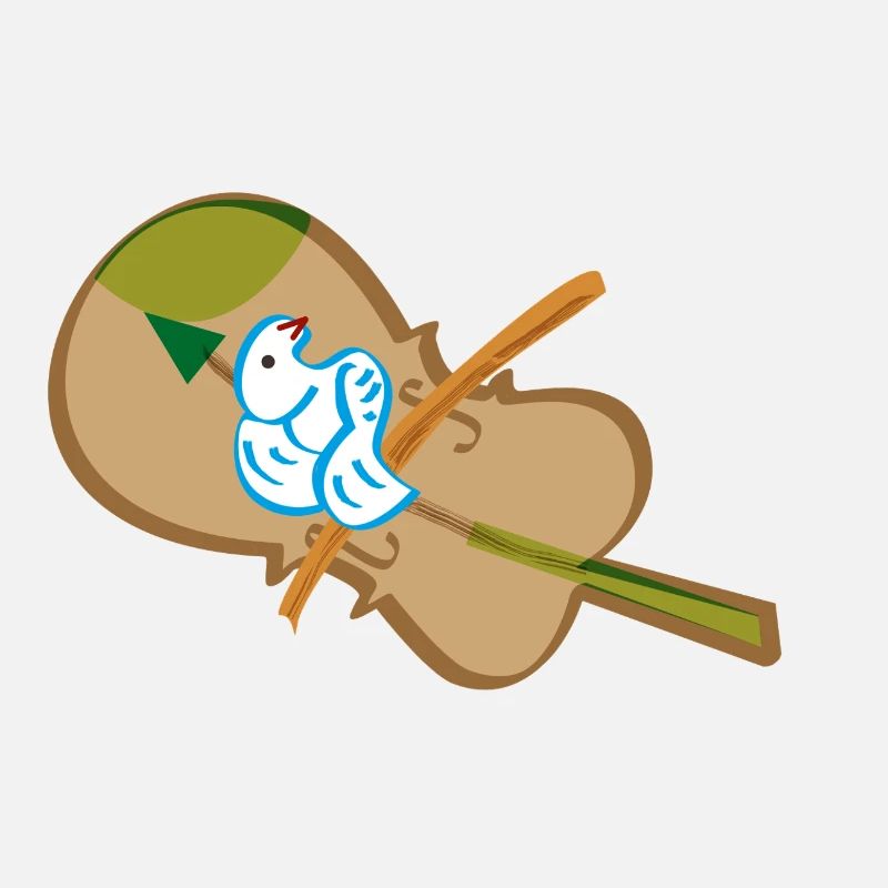 Violon avec colombe