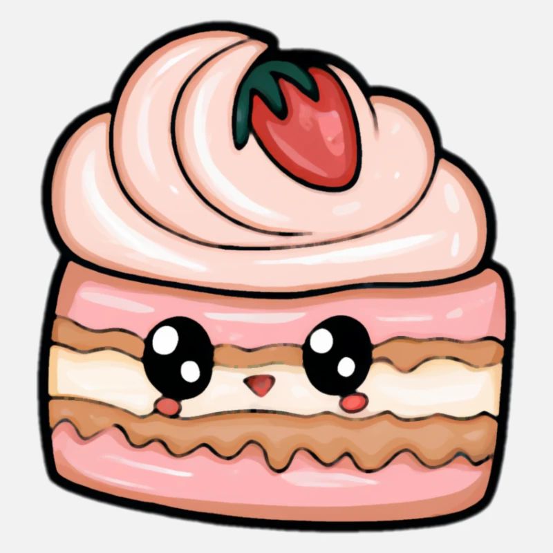 Leckeres Stück Erdbeerkuchen