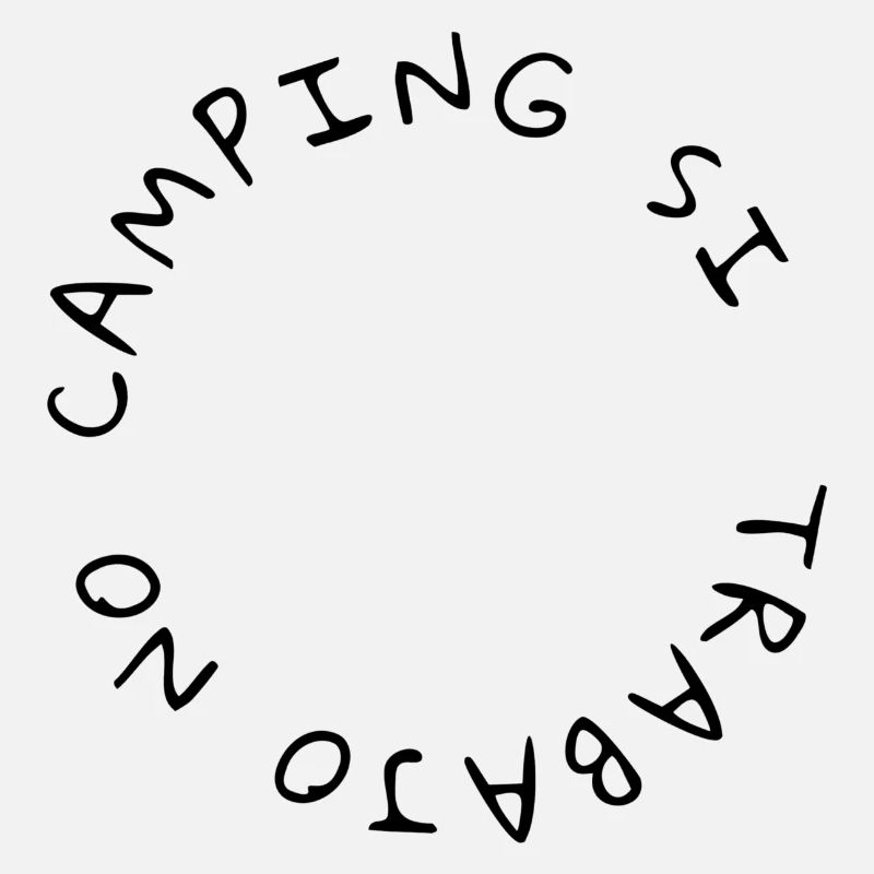 camping si - trabajo no