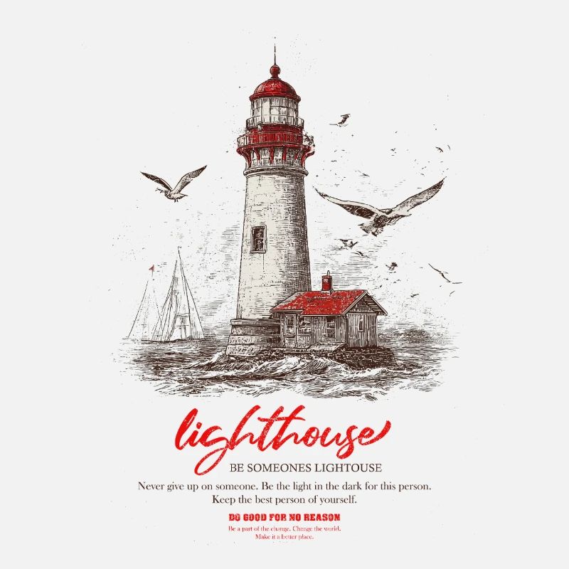Lighthouse by the sea