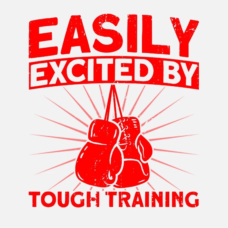 Easily aroused by hard training boxing gift