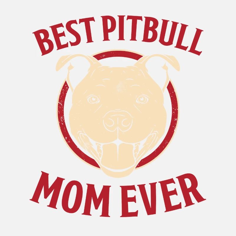 Pitbull Spruch Mama Hunde Mutter Pitbull Geschenk
