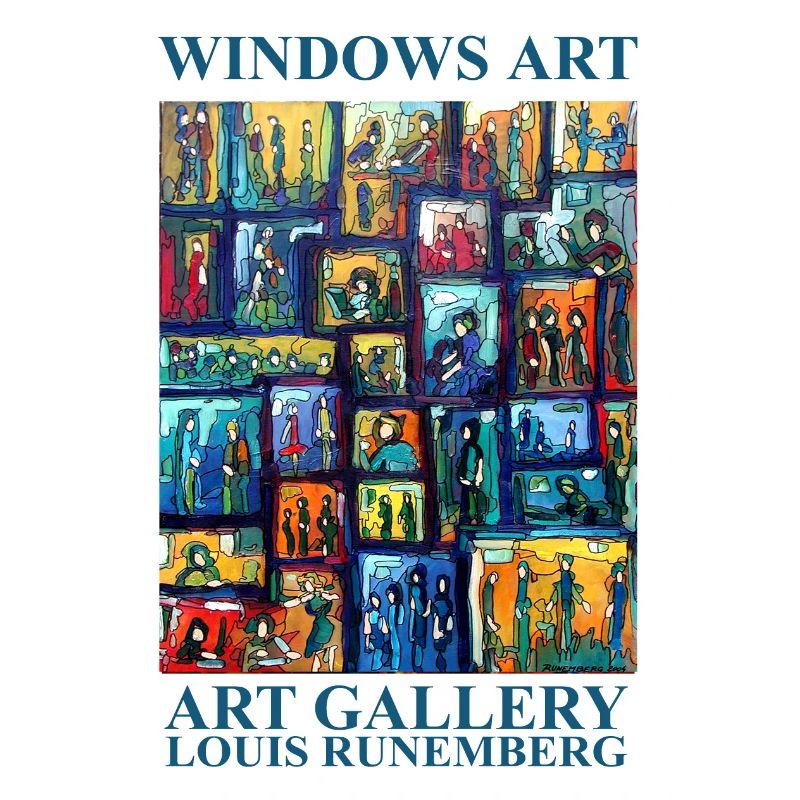 WINDOWS ART CREATION Louis RUNEMBERG © Adagp