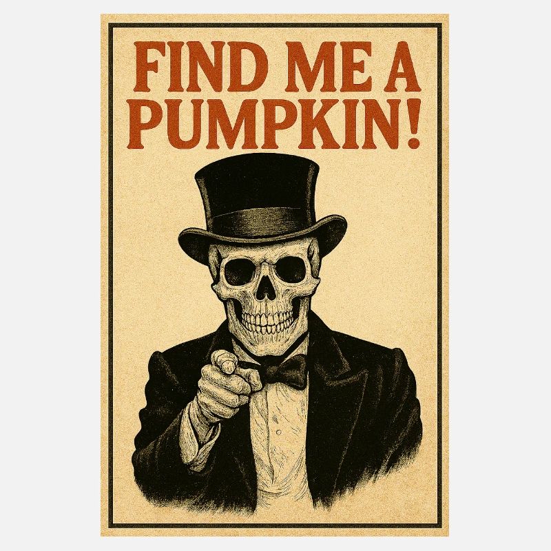 Skeleton Wants You – Finde mir einen Kürbis!