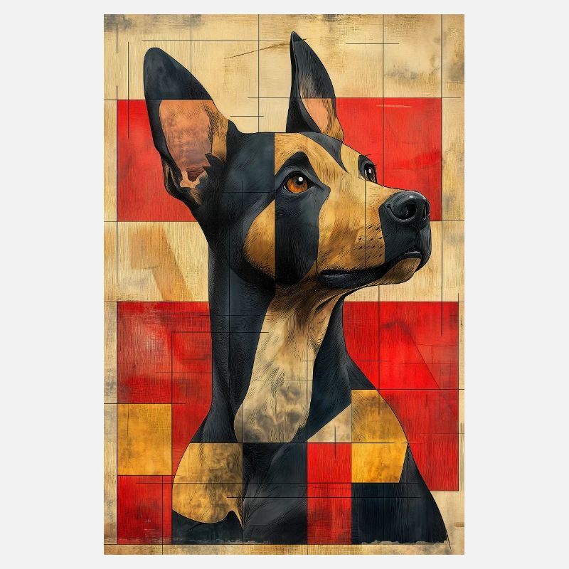 Illustration eines Hundes