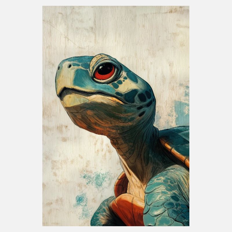 Illustration einer Schildkröte