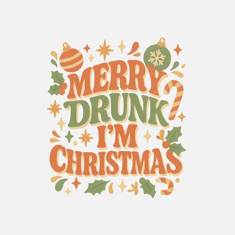 Merry drunk, I'm Christmas