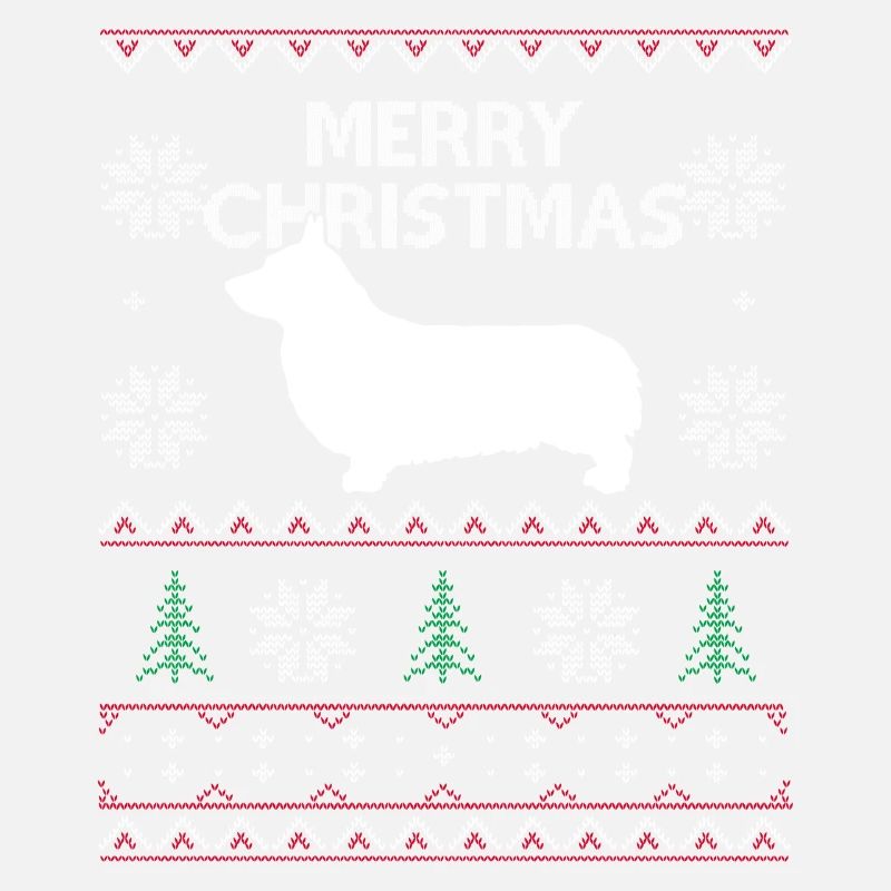 Welsh Corgi - laid de Noël Pull T-shirt