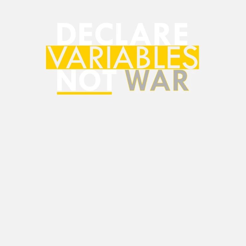 Déclarez les variables non le cadeau de programmeur de guerre