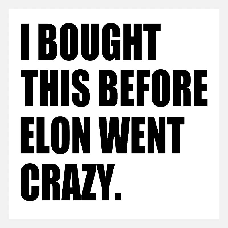 i bought this before elon went crazy