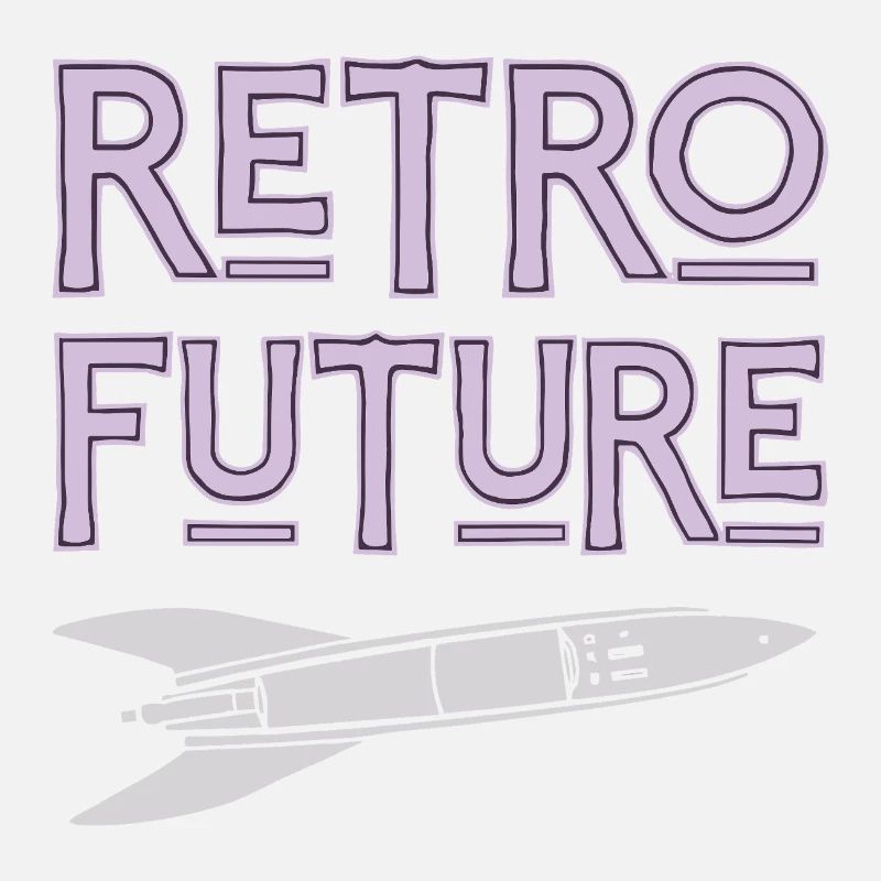 Retro Future Rocket Nostalgia