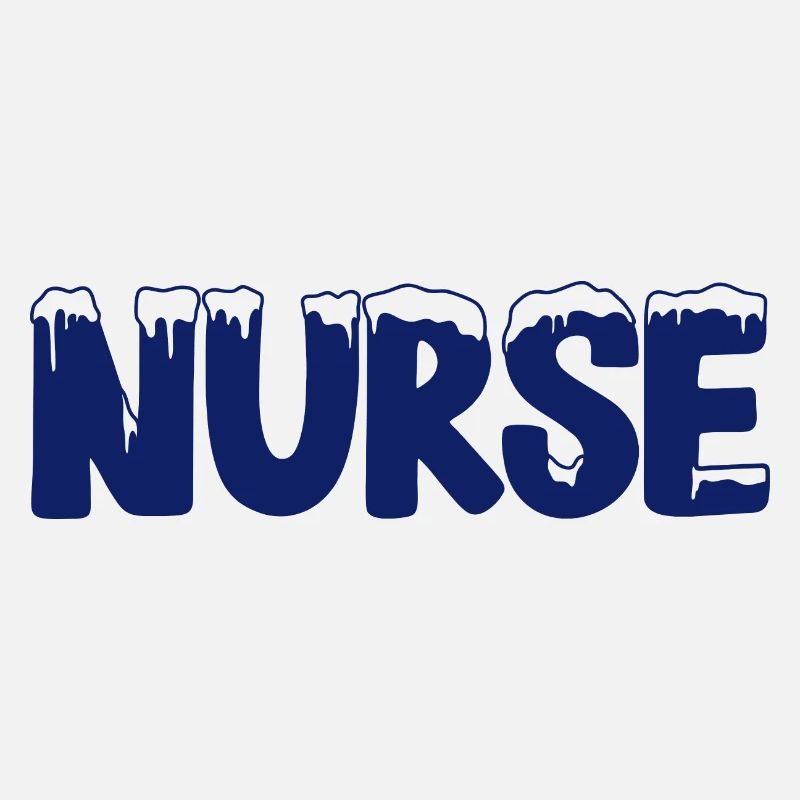 Text Ice Christmas Costume Nurse