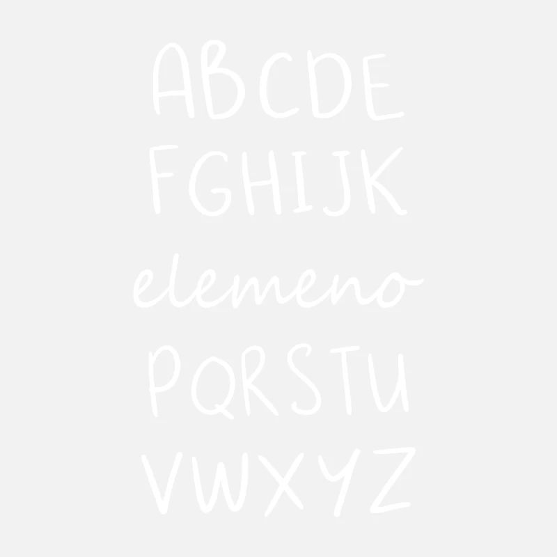 Alphabet ABC elemeno teacher pupil elementary school