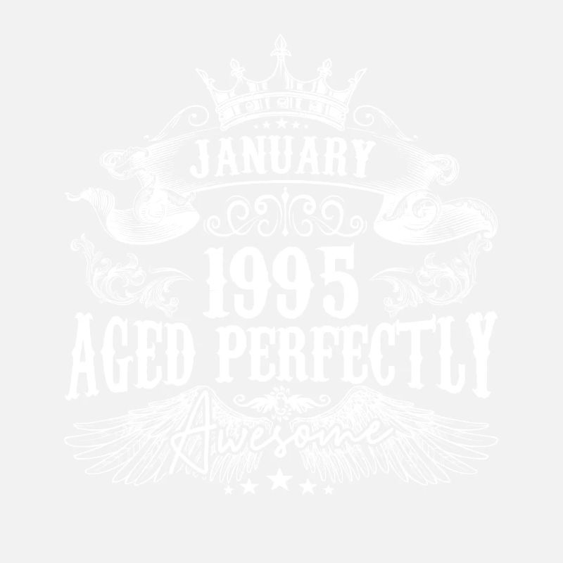 1995 | Januar 1995 Geburtstag Perfekt gealtert