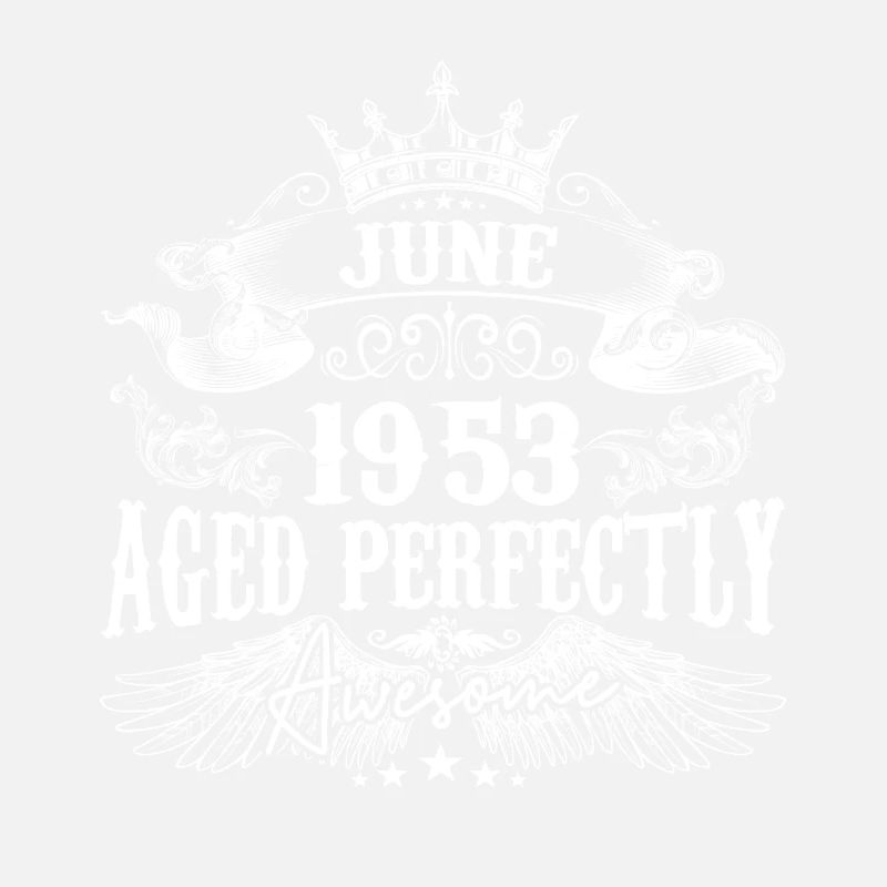 1953| Juni 1953 Geburtstag Perfekt gealtert