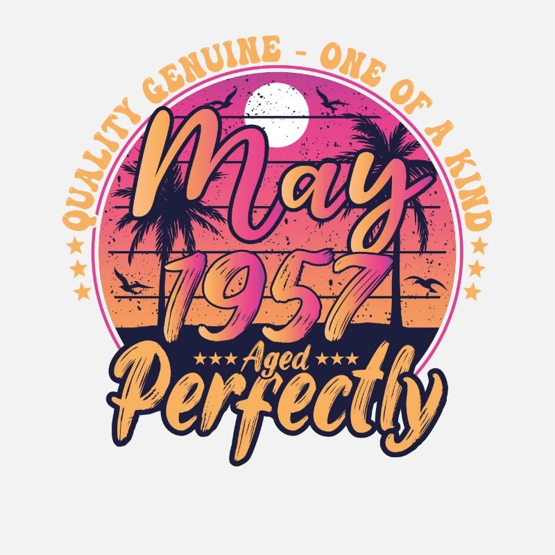 May 1957 anniversary 1957 Retro 1957 May