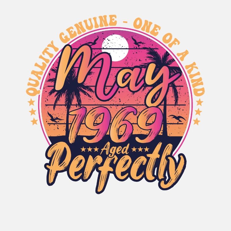 May 1969 anniversary 1969 Retro 1969 May