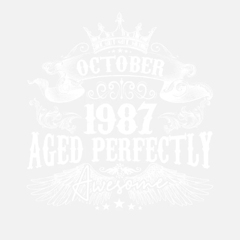 1987 | October 1987 birthday Aged Perfectly